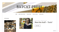 Desktop Screenshot of batcatpress.com